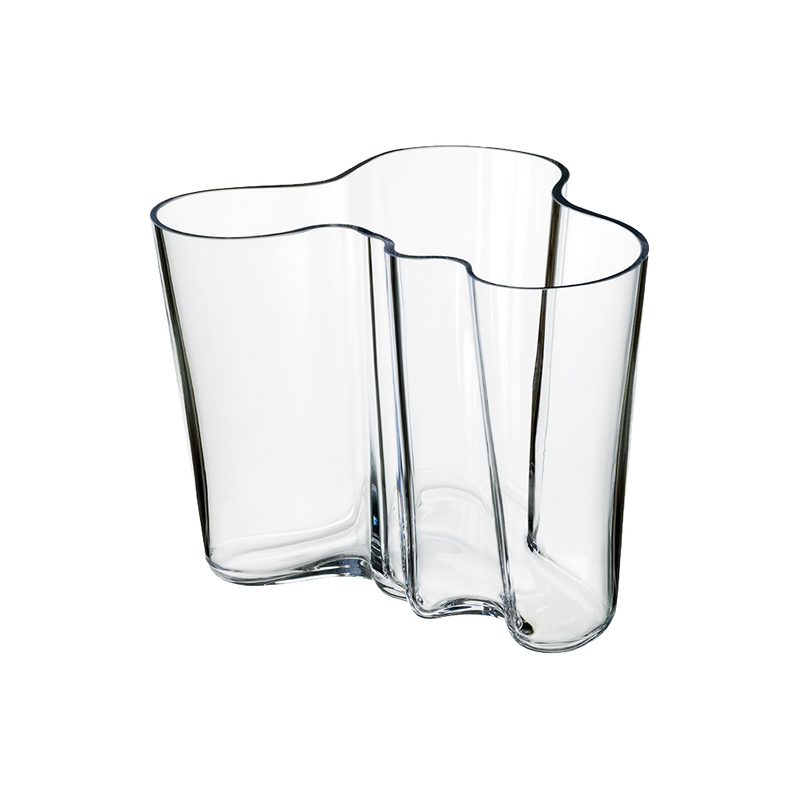 iittala Alvar Aalto Clear Vase 6.25"