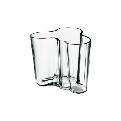 iittala Alvar Aalto Clear Vase 3.75"