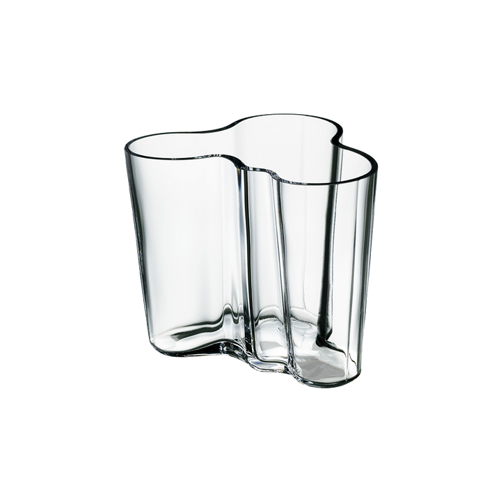  Aalto Vase クリアガラス　95mm iittala Alvar Aalto Clear Vase 3.75