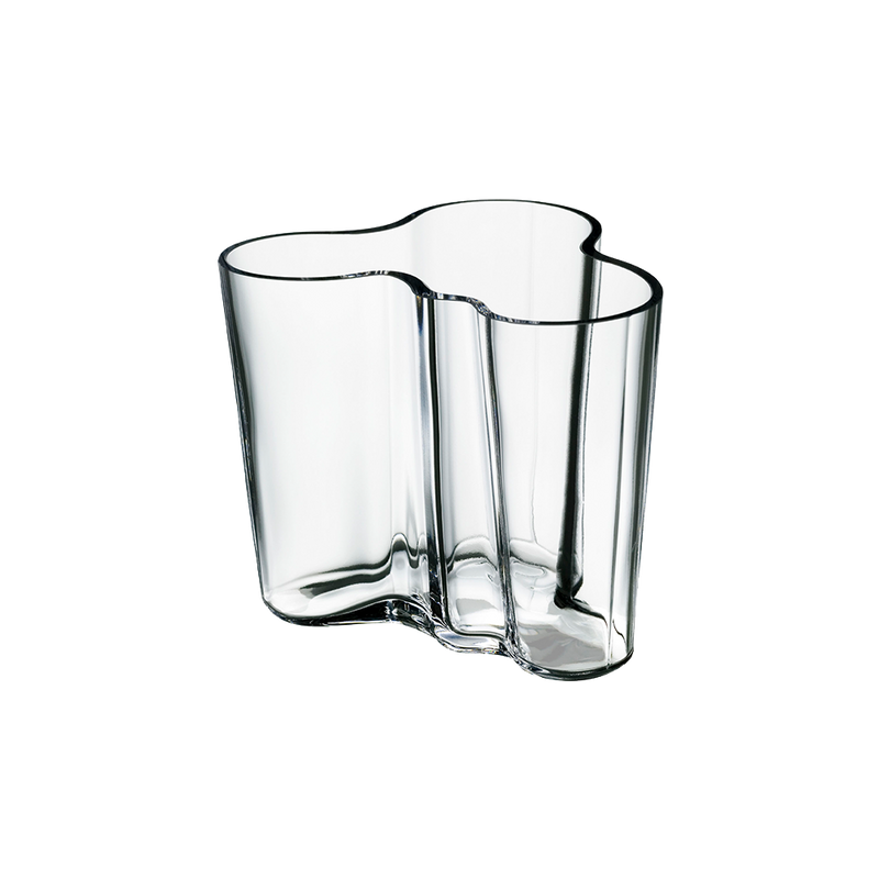 iittala Alvar Aalto Clear Vase 3.75"