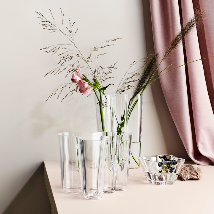 iittala Alvar Aalto Clear Vase 6.25