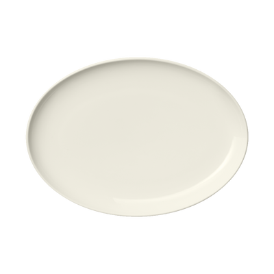 iittala Essence White Oval Plate 10"