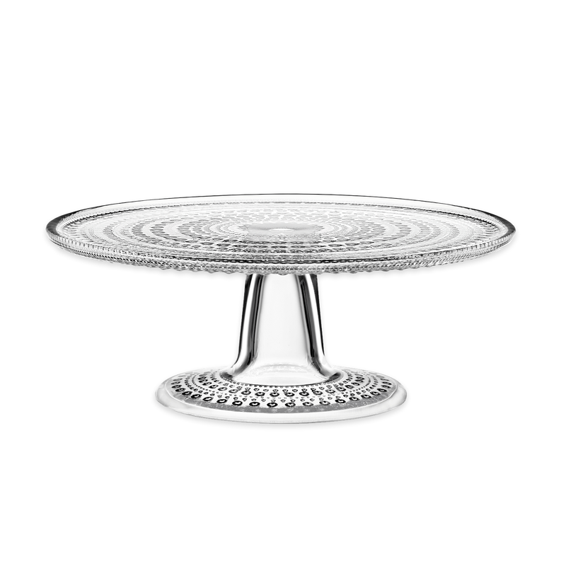 iittala Kastehelmi Dewdrop Clear Small Cake Stand