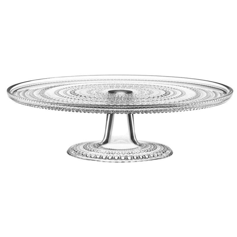 iittala Kastehelmi Dewdrop Clear Cake Stand