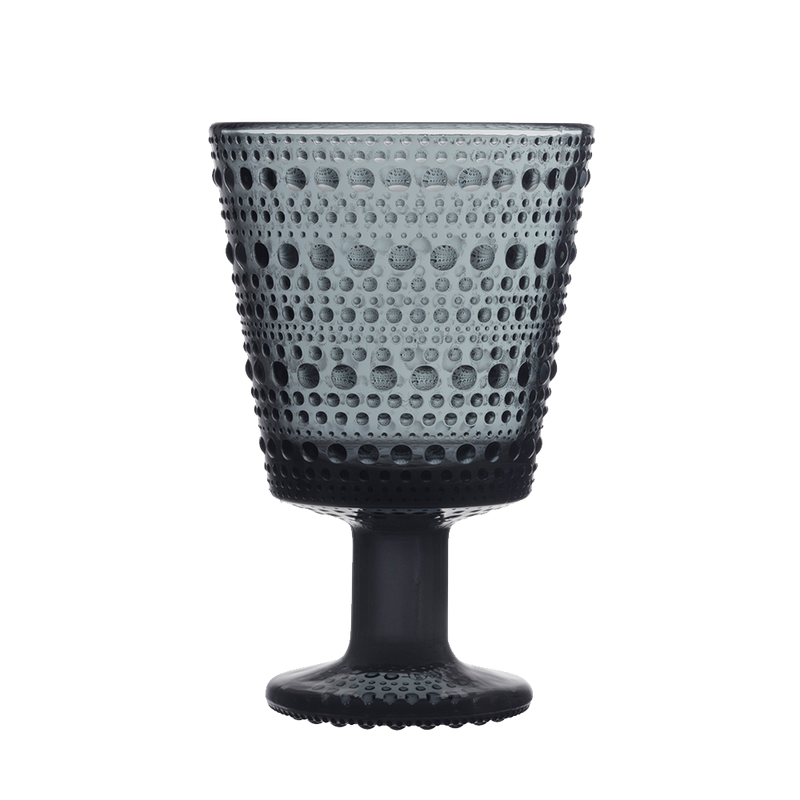 iittala Kastehelmi Dewdrop Dark Grey Universal Glass