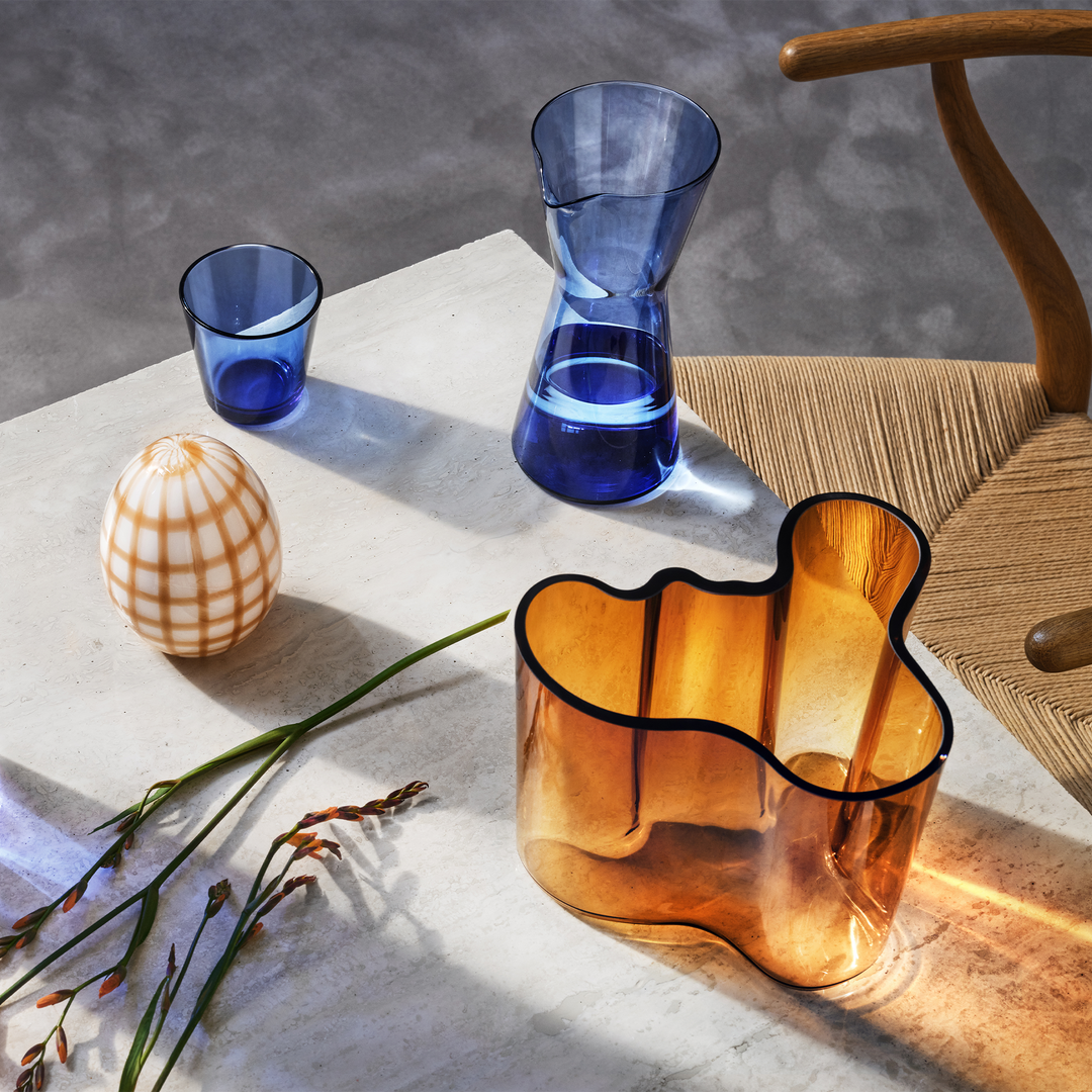 iittala Kartio Ultramarine Blue Medium Tumbler (Set of 2) – Touch