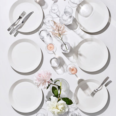 iittala Teema White Dinner Plate table settings