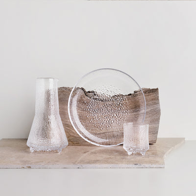 Three piece grouping of Ultima Thule glassware