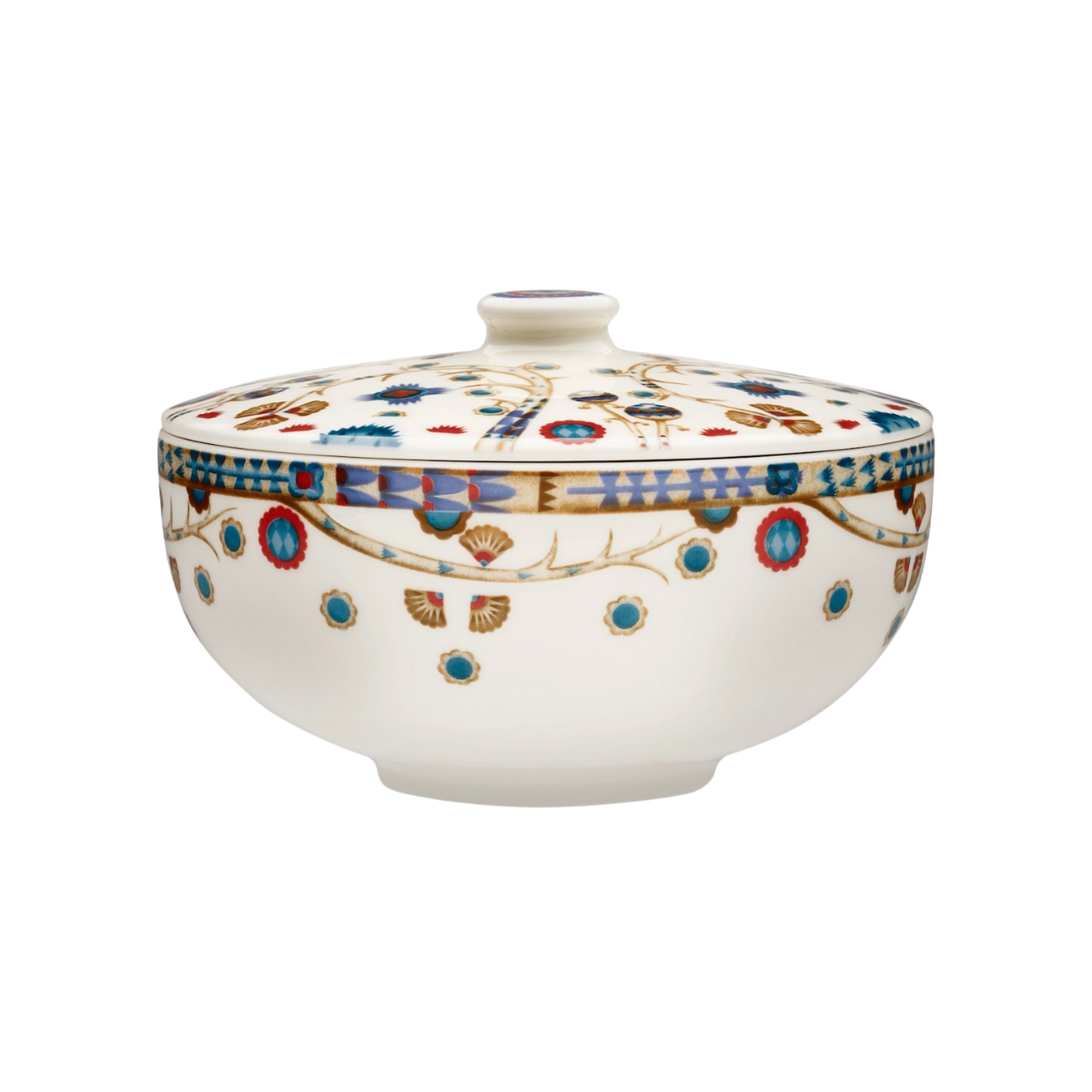 iittala Taika White Soup Bowl w/ Lid