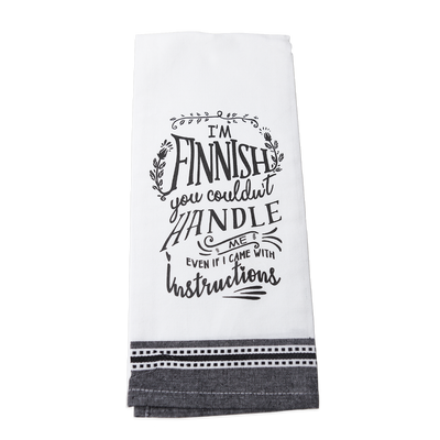 I'm Finnish, You Couldn't Handle Me Kitchen Towel