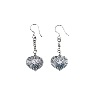 Kalevala Eura Heart Silver Earrings