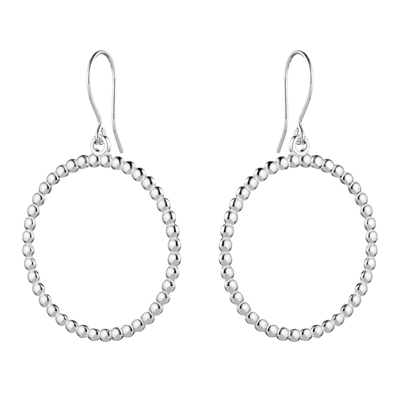 Kalevala Circle of Light Silver Earrings