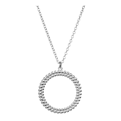 Kalevala Circle of Light Silver Necklace