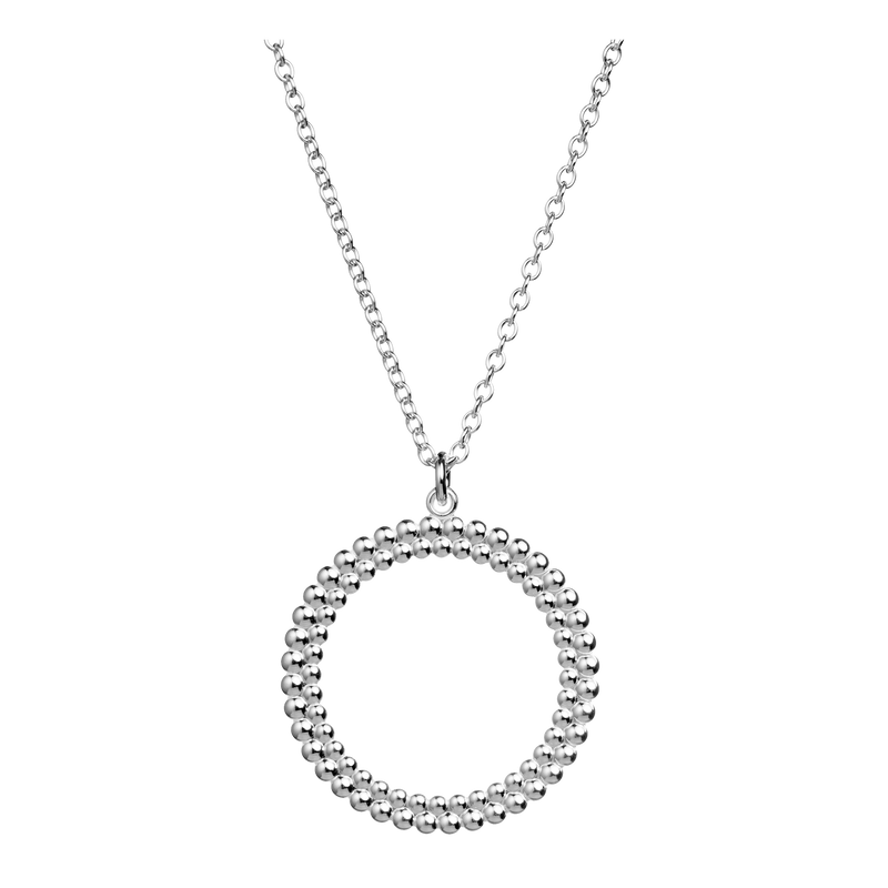 Kalevala Circle of Light Silver Necklace