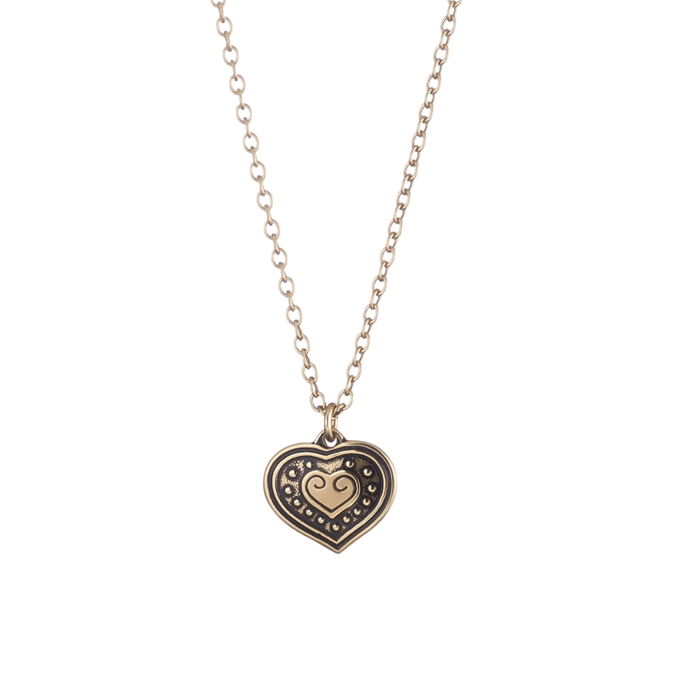 Kalevala Eura Heart Bronze Necklace – Touch of Finland