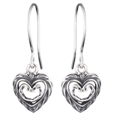 Kalevala Heart of the House Silver Earrings