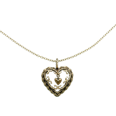 Kalevala Heart of the House Bronze Necklace