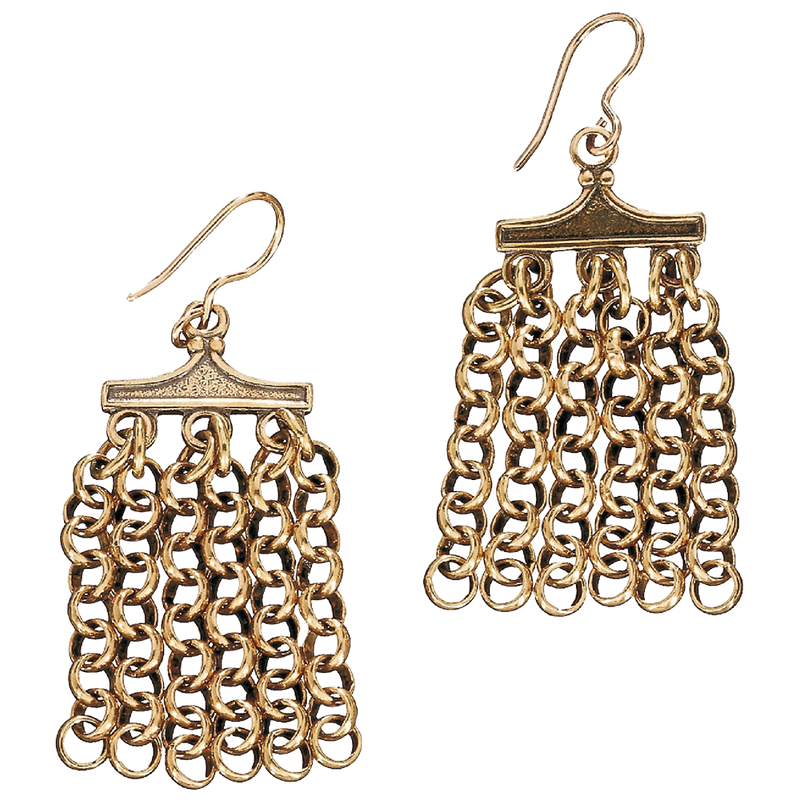 Kalevala Birds of Paradise Bronze Earrings