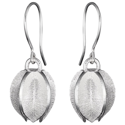 Kalevala Snow Flower Silver Earrings