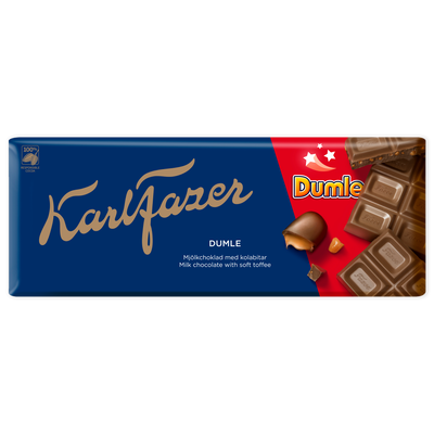 Fazer Milk Chocolate Dumle Bar (200g)