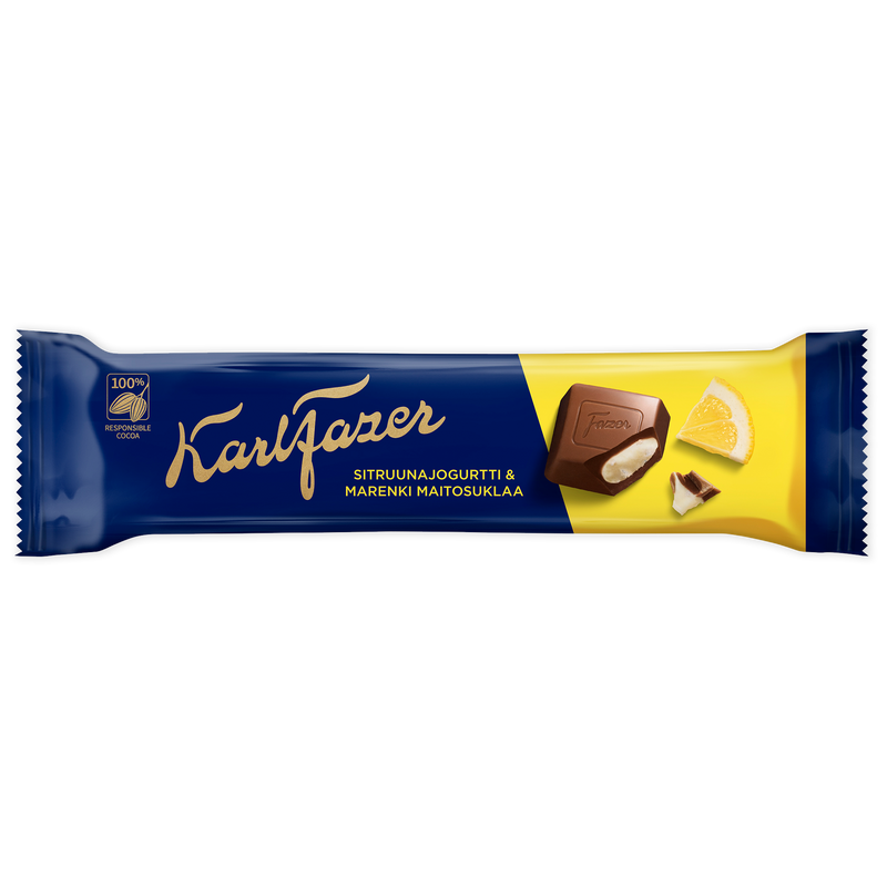 Fazer Lemon Yogurt Milk Chocolate Bar (38g)