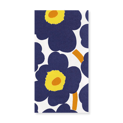 Marimekko Unikko Blue Buffet Napkins (16 pack)