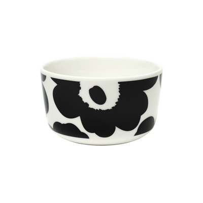 Marimekko Unikko Dessert Bowl, black/white