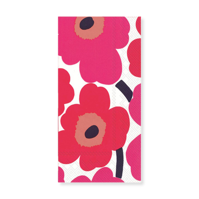 Marimekko Unikko Red Buffet Napkins (16 pack)