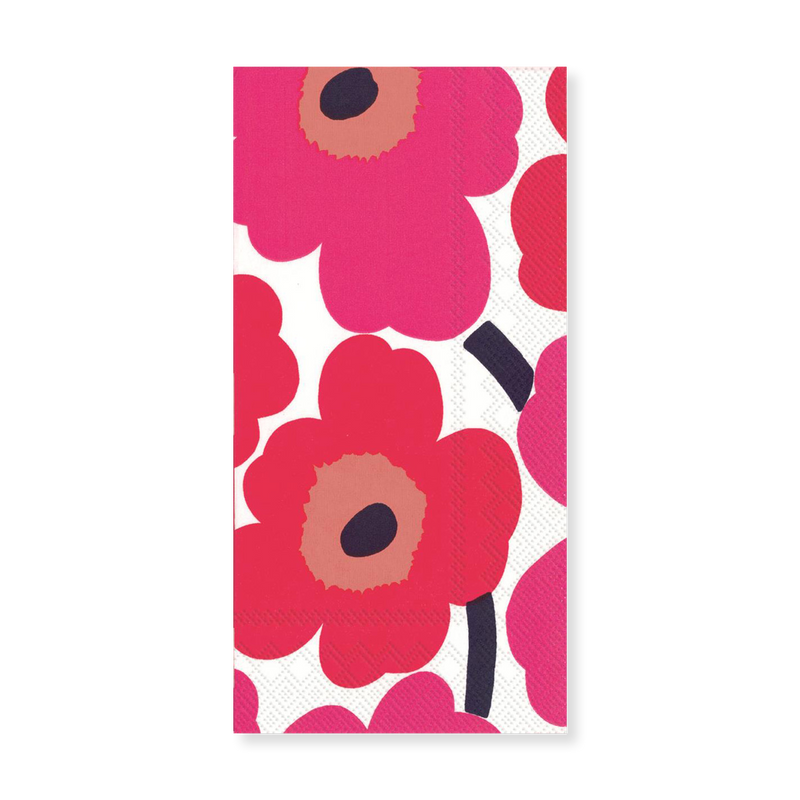 Marimekko Unikko Red Buffet Napkins (16 pack)