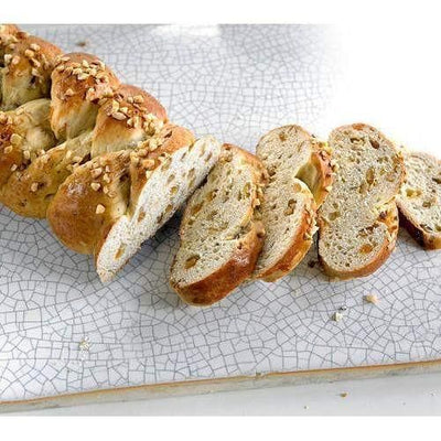 loaf of sliced caradmom bread
