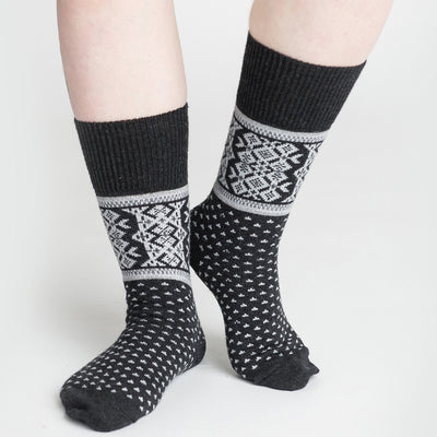 Merino Wool Socks - Ilmari, Grey
