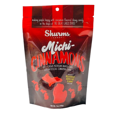 Michi-Cinnamons Candy Resealable Pouch (198g)