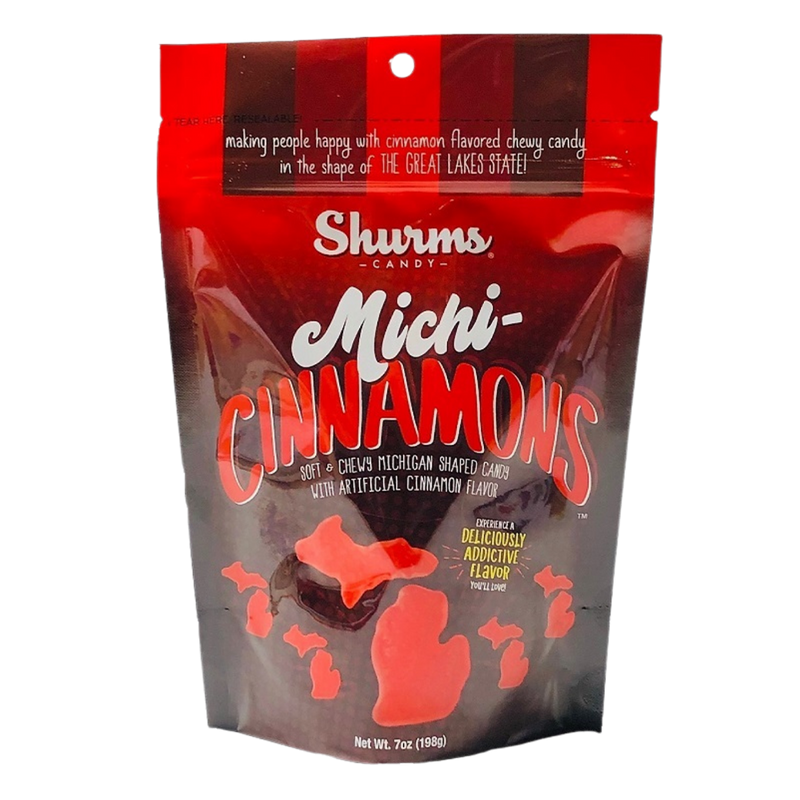 Michi-Cinnamons Candy Resealable Pouch (198g)
