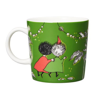 back view of Arabia Moomin Mug - Thingumy & Bob