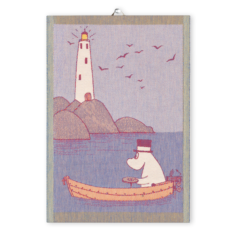 Ekelund Moomin Row the Boat Tea Towel