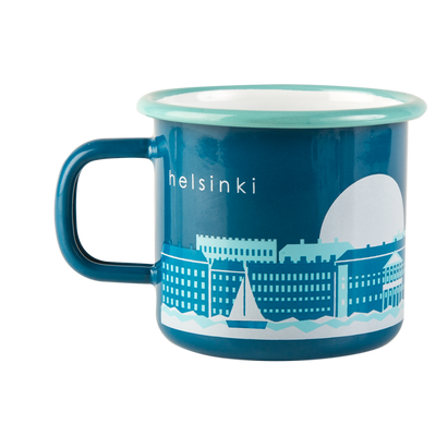 back side of Muurla Helsinki Enamel Mug