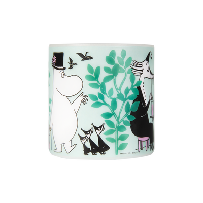 back side of Muurla Moomin Day Garden Candle