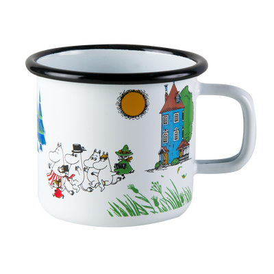 Muurla Moomin Enamel Mug Moominvalley