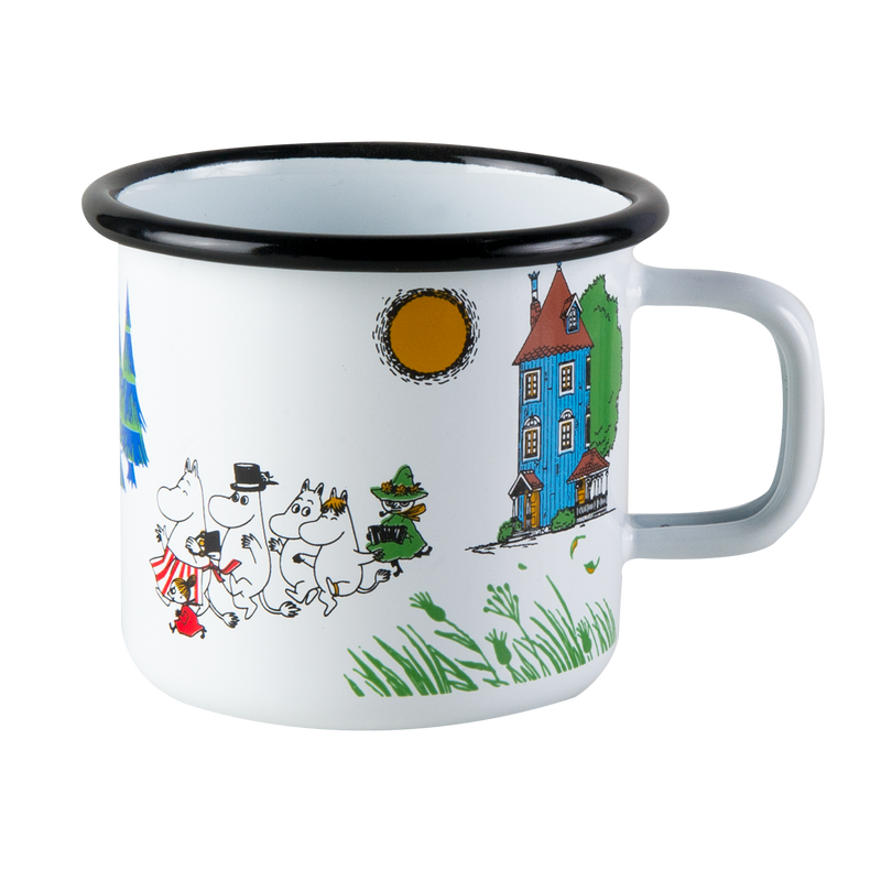 Muurla Moomin Enamel Mug Moominvalley