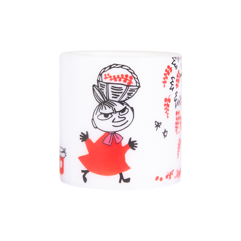 Little my with basket on head candle