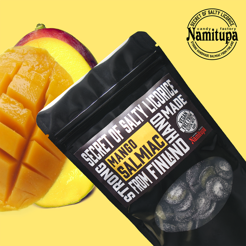 Namitupa Mango Salmiac with mango emphasis