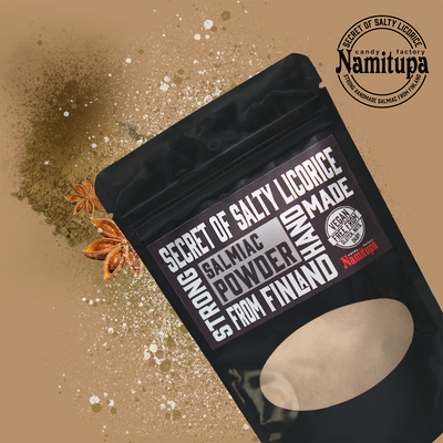 Namitupa Salmiac Powder with powder emphasis