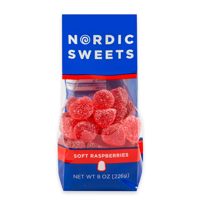 Nordic Sweets Soft Raspberries Bag