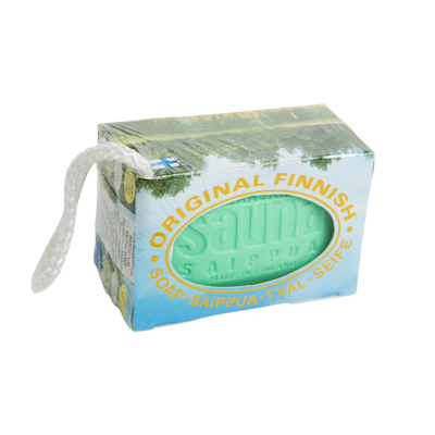 Vaasan Original Finnish Sauna Soap w/Rope - Pine