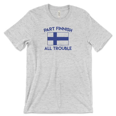 Part Finnish All Trouble Ash Grey T-Shirt
