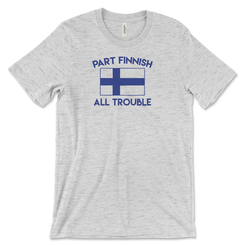 Part Finnish All Trouble Ash Grey T-Shirt