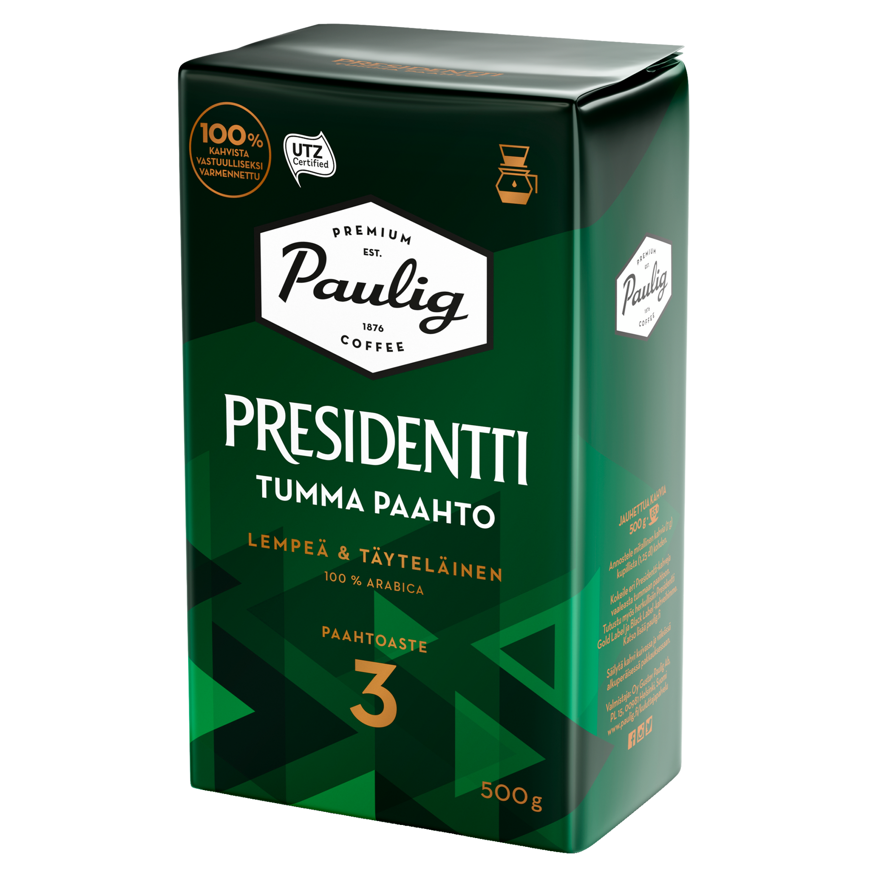Paulig Presidentti Coffee Dark Roast (500g) – Touch of Finland
