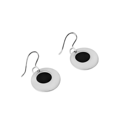 Pohjolan Helmi - Crescendo Earrings, Onyx Black