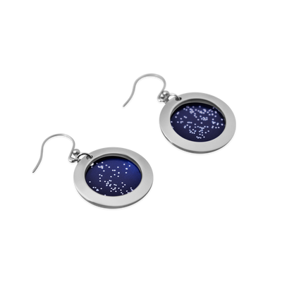 Pohjolan Helmi - Stars in the North Earrings, Midnight Blue