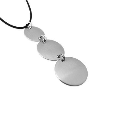 Pohjolan Helmi - Trioli Necklace, Brushed